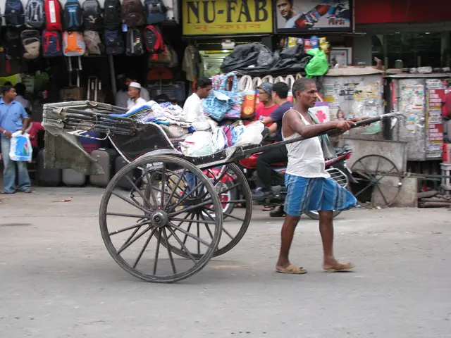 "Carnival Procession in Neukirchen-Vluyn featuring rickshaws"