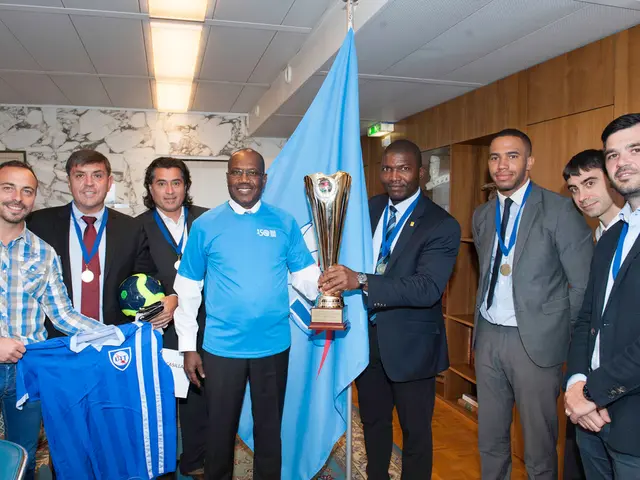 Fundraising effort by TGS Bieber's handball team for the Offenbacher hospice through charitable...