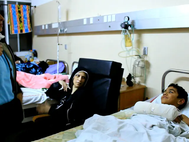 initiallyassumed to be the child's stomach illness, but revealed as cancer; hospitalization...