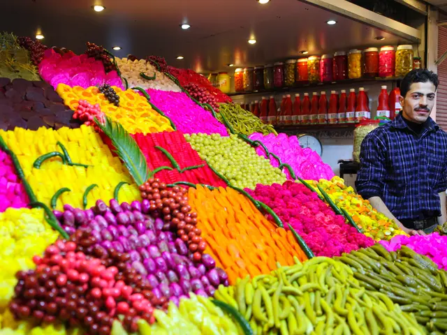 There are different varieties of fruits present as we can see in the middle of this image. There is...
